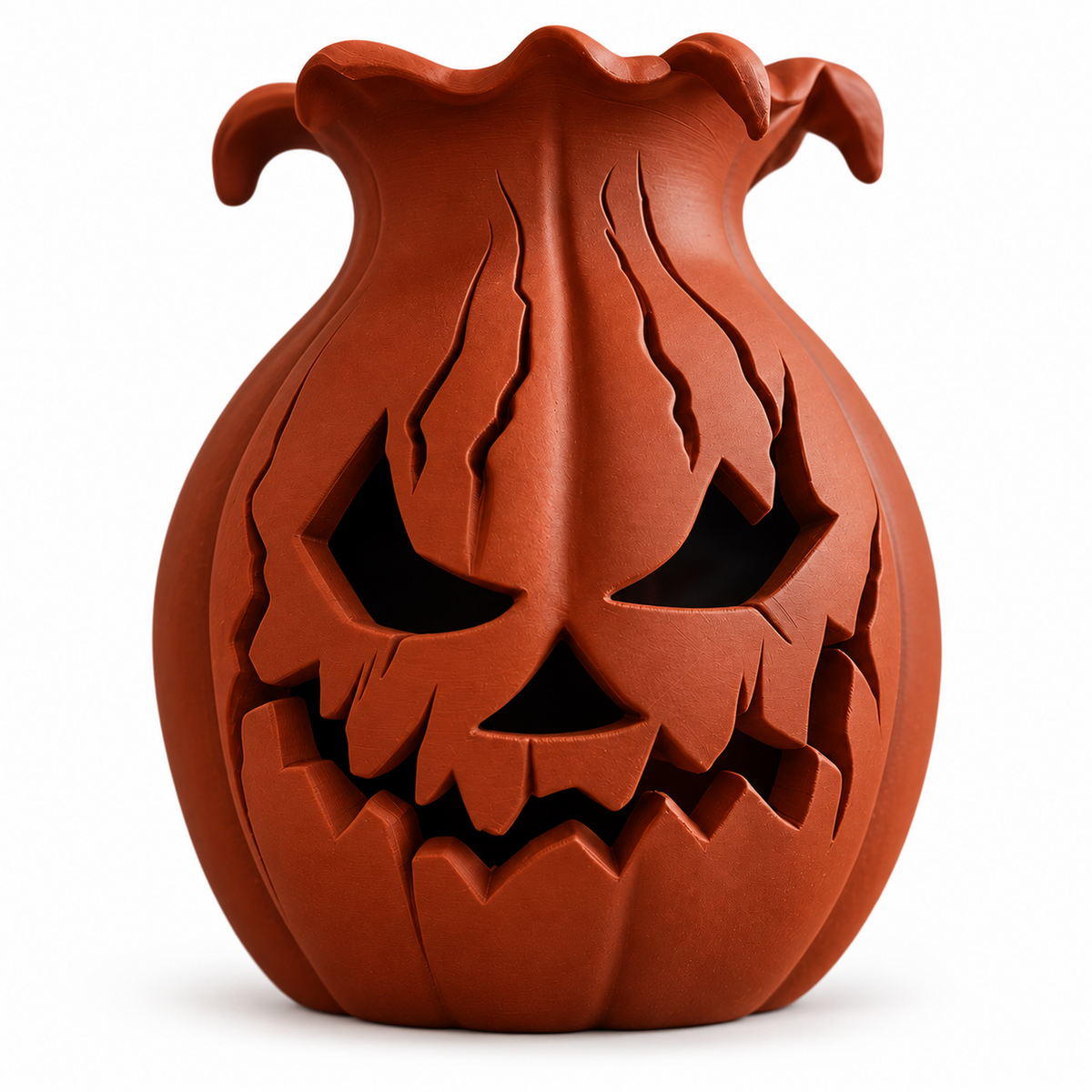 Creepy Pumpkin Vase