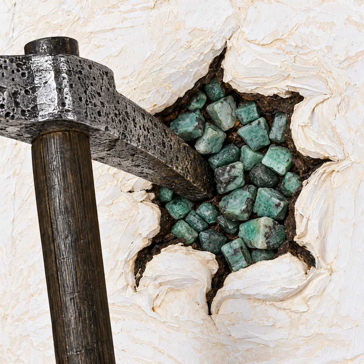 One More Strike Emerald — Detail — studio visualization